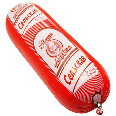 Embalaje de salchichas rojas Envases de plástico Impresión de logotipos personalizados