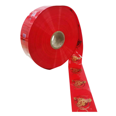 Cocción al vapor Logotipo personalizado Impresión de salchicha de plástico Casilla para salchichas