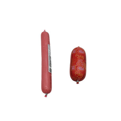 Logotipo personalizado Impreso de alimentos de plástico Salchicha de plástico Resistente al calor