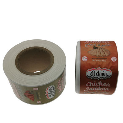Kingred Impresión de marca personalizada Casillas de salchichas de plástico mate para envases de carne
