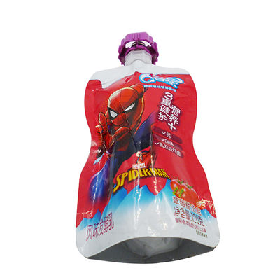 Kingred Logotipo personalizado Metallizado Bolso de boca para embalaje de alimentos y bebidas