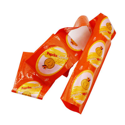 Tripas de salchicha de plástico de poliamida impresas con logotipo personalizado para cocinar a vapor