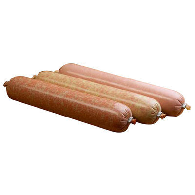 Conchas de plástico con tiras impresas de grado alimenticio conchas de salchichas de pescado