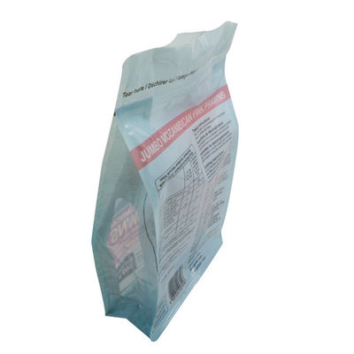 Ocho lados que sellan los bolsos de nylon que se puede volver a sellar de Doypack de los materiales de embalaje de la comida para las gambas congeladas