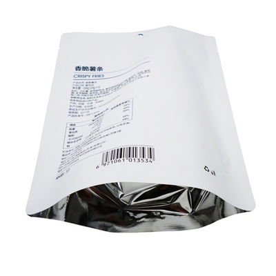 El acondicionamiento de los alimentos del relleno del nitrógeno empaqueta el soporte curruscante del papel de aluminio de las fritadas 100g encima de la bolsa
