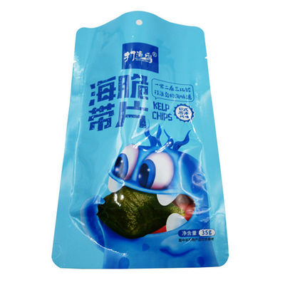Los materiales de embalaje Doypack de la comida de Fried Crispy 200g se levantan la bolsa