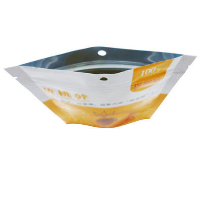 Los materiales de embalaje de la comida de los frutos secos que 100g ACARICIAN VMPET se levantan bolsos de la cremallera