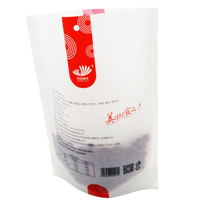 Kingred Biodegradable Stand Up Bolso de ventana transparente Bolso de embalaje de café y té
