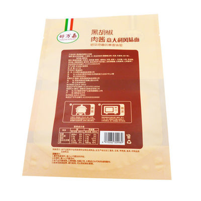 Bolsa de embalaje de sello de vacío laminado Kingred con cerradura con cremallera para almacenamiento de alimentos