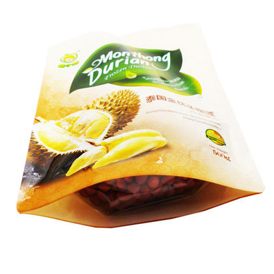 Bolsa de comida reabreble a prueba de humedad de color personalizado cacahuetes asados premium