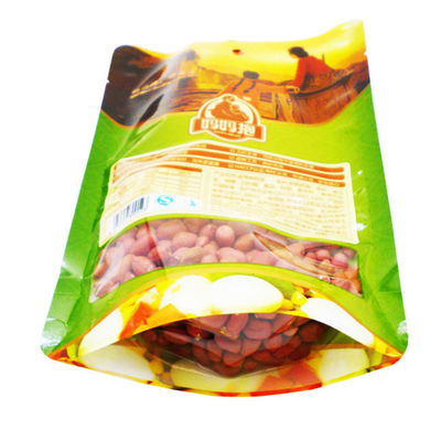El fotograbado que imprime los materiales de embalaje 250g de la comida se levanta la bolsa los 24cm*17cm