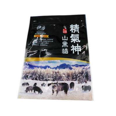Kingred Embalaje de alimentos de pie Bolsas de cierre con cremallera 250g Humectante 50-160um Bolso