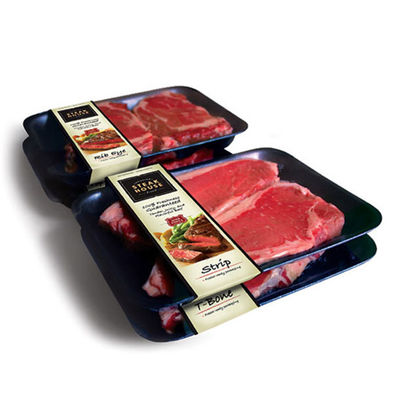 Película del envoltorio de alimentos de la transparencia de la alta barrera para las carnes frescas