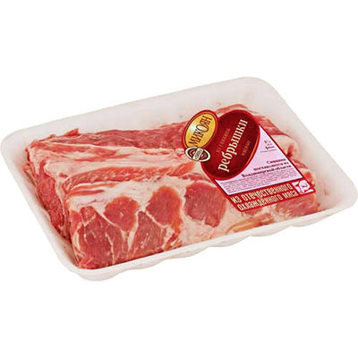 Profundidad disponible negra blanca de las bandejas 100m m de la comida de la niebla anti para los pescados de la carne