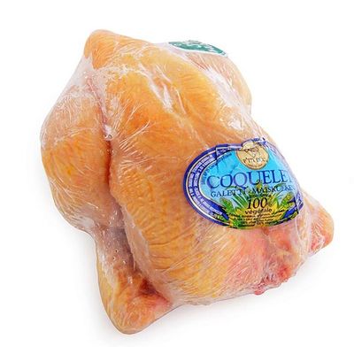 Personalizar logotipo que imprime bolsas de pollo congeladas termorretráctiles transparentes