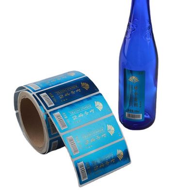La cerveza del agua del vino imprimió la etiqueta auta-adhesivo del ANIMAL DOMÉSTICO impermeable del PVC de las etiquetas de la botella