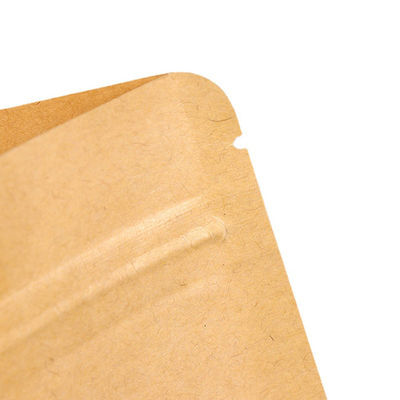 Los bolsos del acondicionamiento de los alimentos del paquete de Doy impermeabilizan el soporte del papel de Kraft encima de la bolsa Ziplock