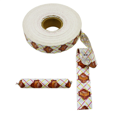 Cubierta de color salchicha bajo precio mayorista de material de poliamida cubierta de plástico impresión flexografía de logotipo a medida