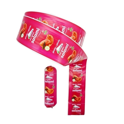 Envases de salchichas de plástico Envases de salchichas de calidad alimentaria Envases de salchichas Envases de salchichas Flexografía personalizada Impresión de logotipo de marca