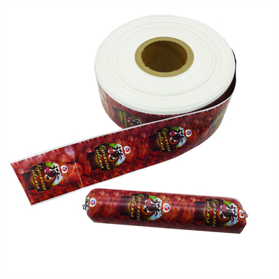 Envases de salchichas Envases de jamón de plástico impresos de colores para salchichas
