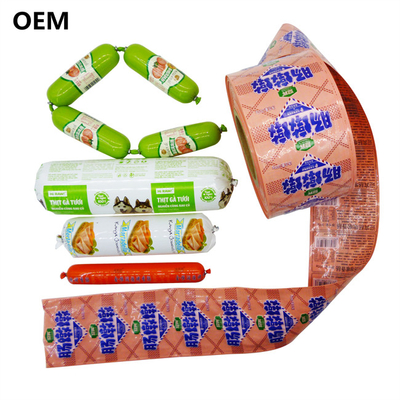 con extrusión conjunta de 5 capas, con flexografía de impresión de polyamida para salchichas