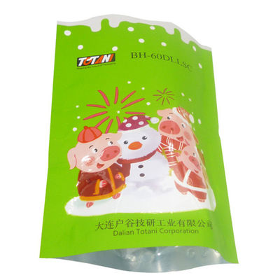 Bolsa de plástico de video al por mayor Bolsa de cremallera a prueba de humedad de marca de impresión digital personalizada LOGO