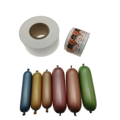 Tripas de relleno de salchichas de calidad alimentaria con estampado de patrones coloridos personalizados