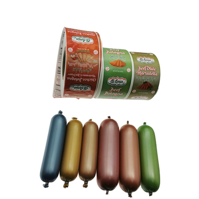 Impresión de marca personalizada Casillas de salchichas de plástico mate para salchichas