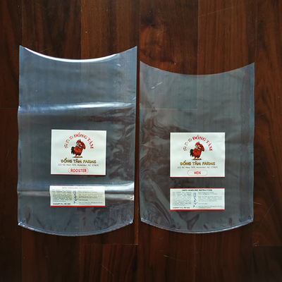 Bolsas de embalaje para pollo congelado con alta contracción e impresión de LOGO