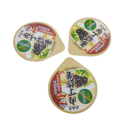 Laminado alee 8011 que la salsa picante cortó la impresión en color de las tapas con tintas 10