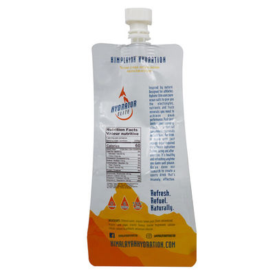 Levántese 350ml la bebida Doypack abonable con la película del desbordamiento del gel de silicona